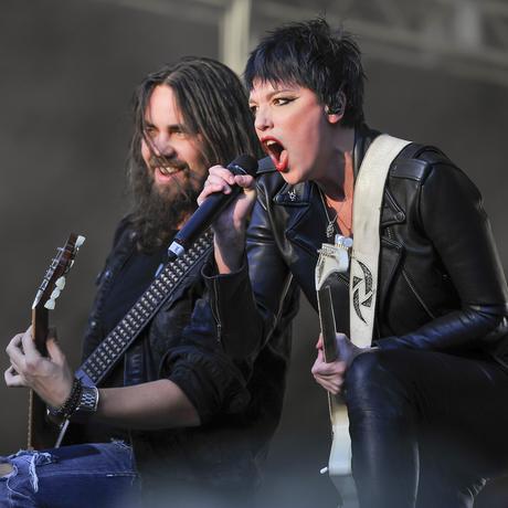 Halestorm and Lindsey Stirling